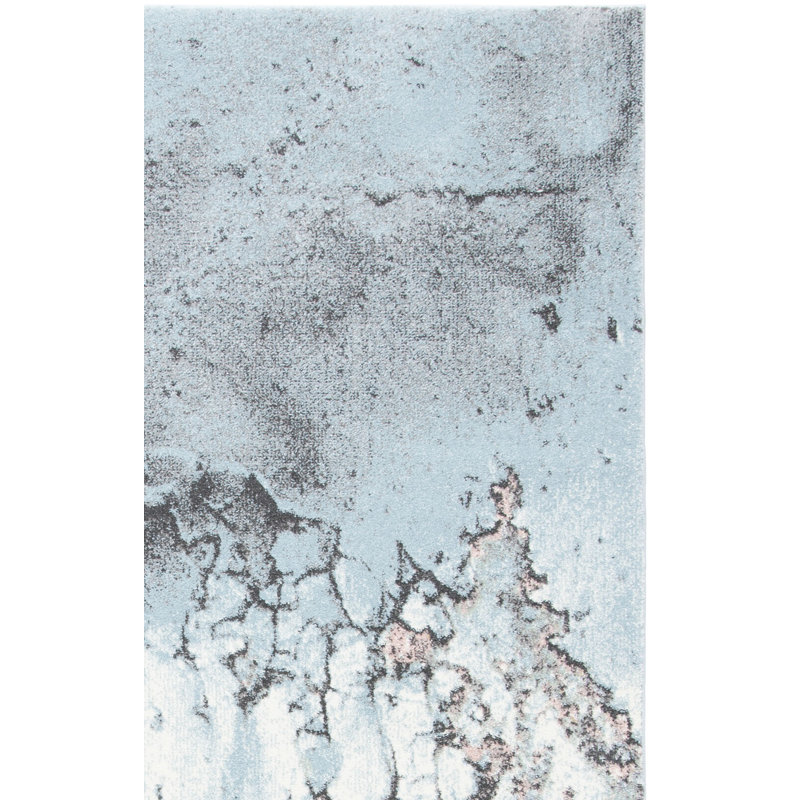 Tadeo Performance Abstract Rug, Square 5'3"