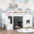 Jadi Twin Wooden Loft Bed with Staircase-1373280359