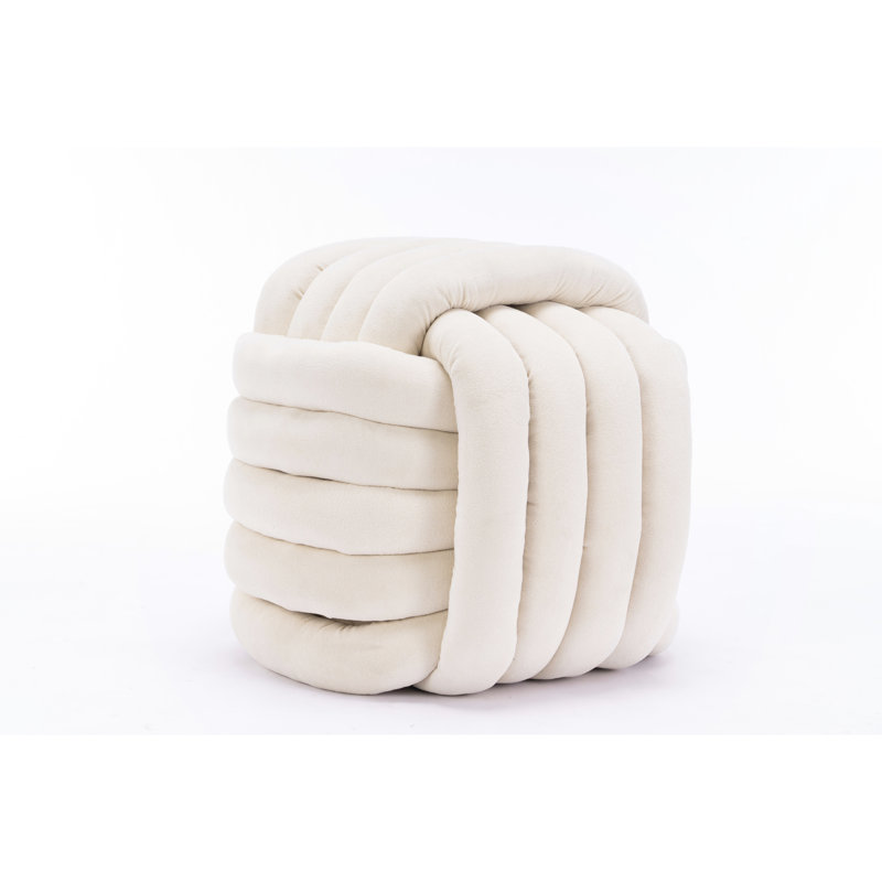 Beige Chenille Seat - Comfortable For Bedroom, Living Room Ease, Beige