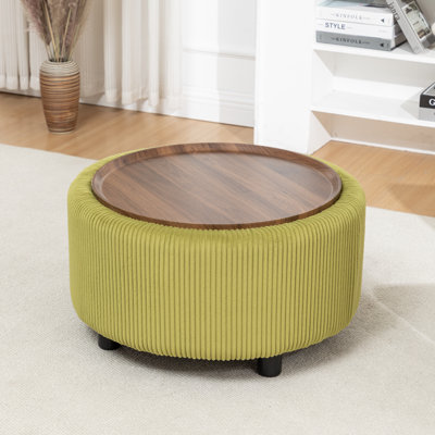 Table basse ronde avec rangement Pietsch