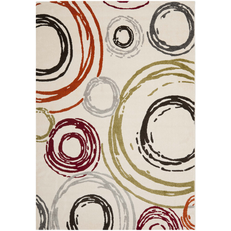 Jorie Performance Geometric Rug, Rectangle 6'7" x 9'6"