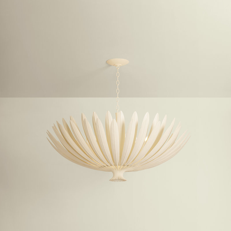 Greendale Floor Lamp, 12 Lights, Natural, 24" H x 48" W x 48" D