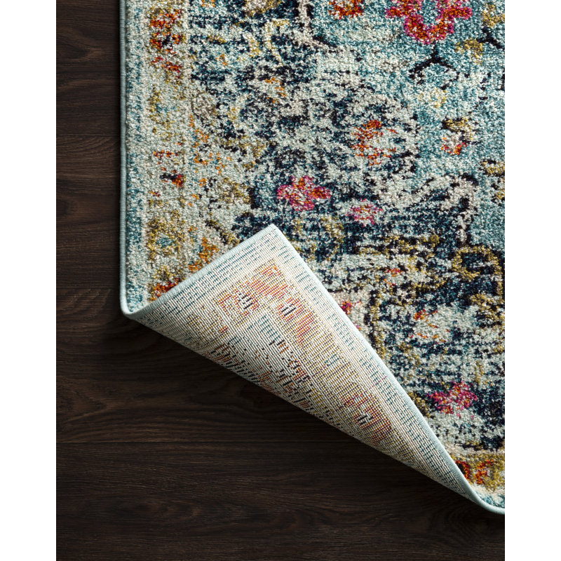 Lorenz Oriental Indoor Rug, Round 5'