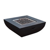Jaymie 34" Liquid Concrete Fire Table
