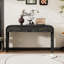 Console à silhouette rétro unique avec style ouvert, deux tiroirs supérieurs pour l'entrée, la salle à manger et le salon-1184258307