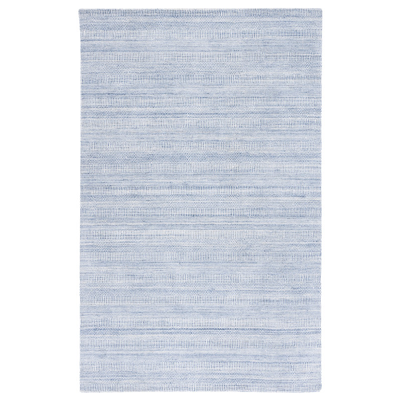 Dheftera Hand Loomed Performance Solid Color Rug, Rectangle 6' x 9'