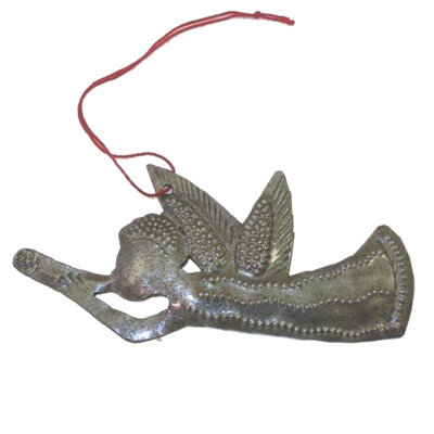 2'' Handmade Metal People Hanging Figurine Ornament
