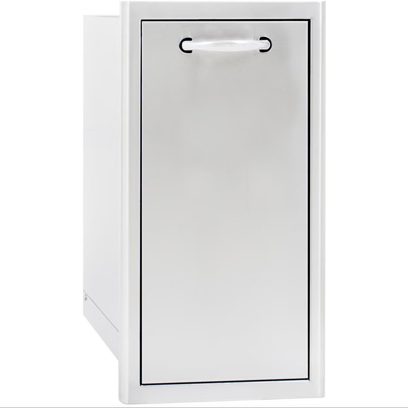 Stainless Steel 13.88" 2-Pieces Modular Outdoor Kitchen Cabinets