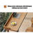 Solid Wood Bar Table with Raised Edge-163624801