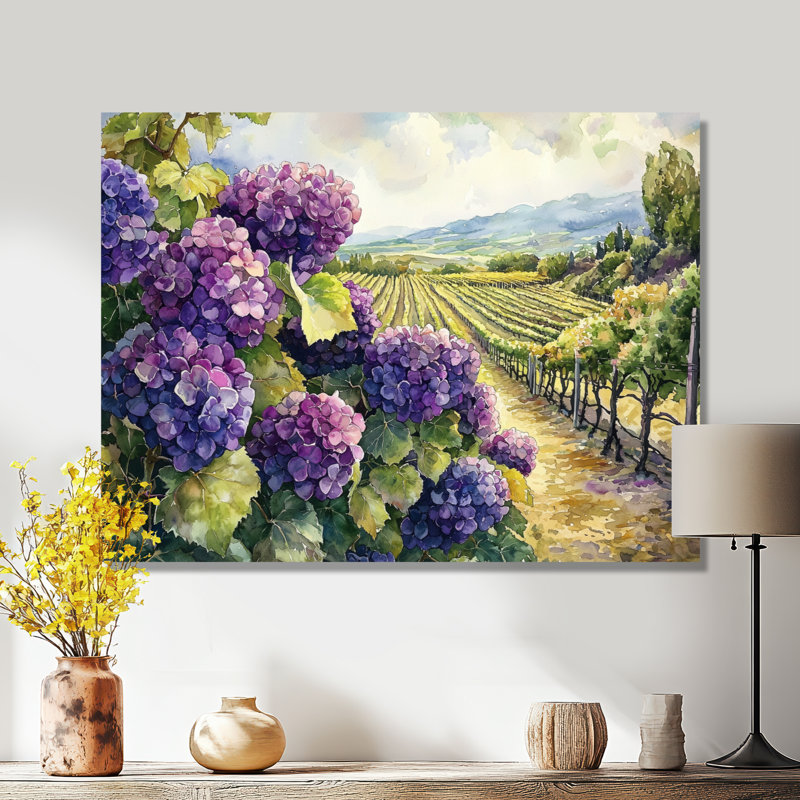Jackquelin - Floral Wall Art, H 30 po x l 40 po, Toile tendue, Ne s’applique pas
