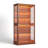 5-Tier Glass Curio Cabinet with LED Lighting-2112717230