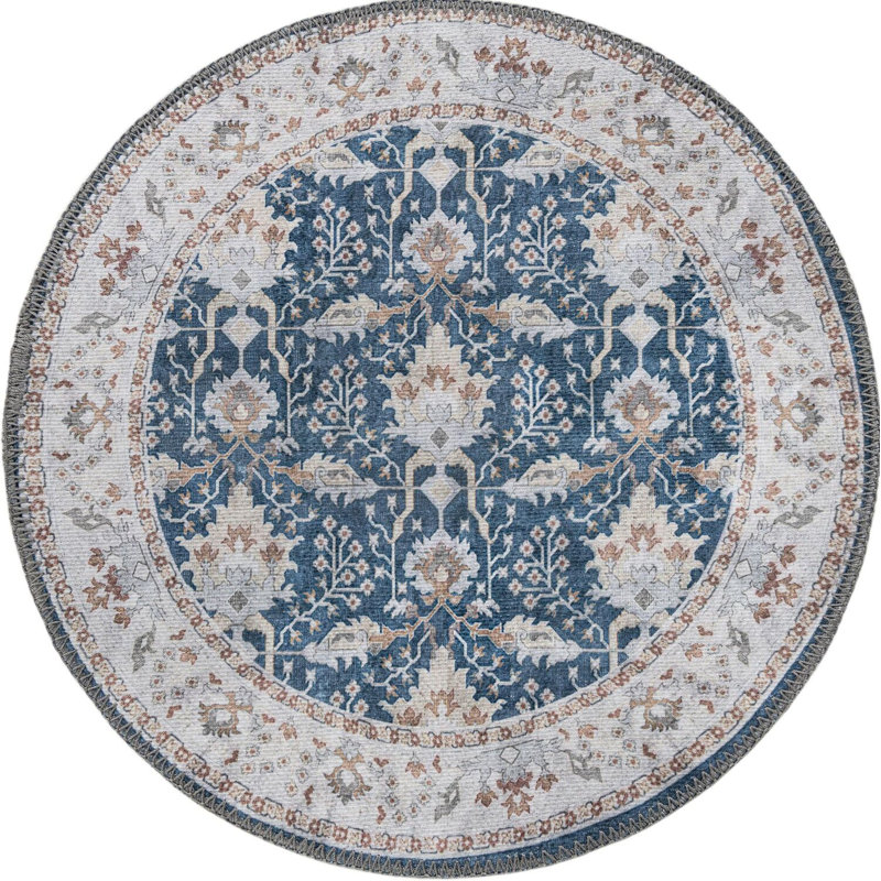 Tapis de couloir traditionnel Guljan, Rond 2 pi