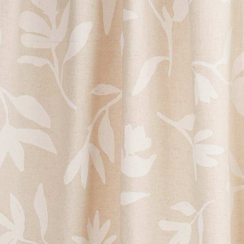 Laurel Fabric, White/Unbleached