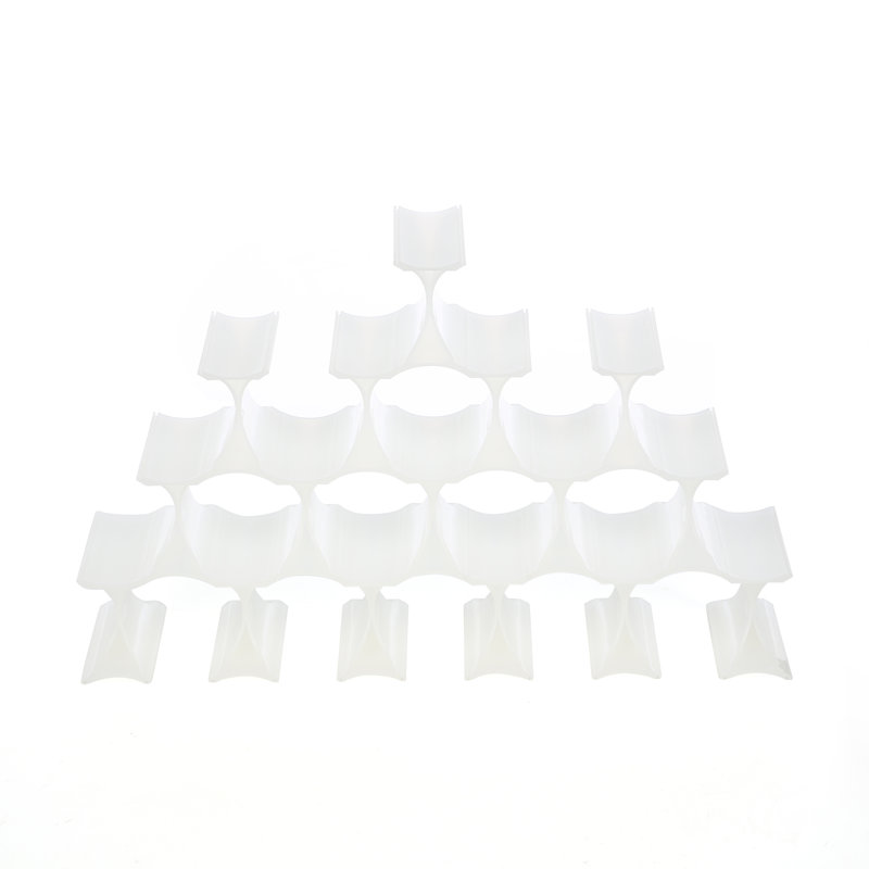 Infinity 10 Bottle Tabletop Wine Bottle Rack, White