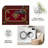 Red European   area rugs for Living Room, Soft and Comfortable, Suitable for all seasons, easy to maintain, machine washable Indoor floor mat, Under Table Farmhouse suitable for Bedroom, Dining Room, Study,  Balcony, Home Decor Patio-1074571819