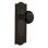 Meadows Plate with Black Porcelain Door Knob