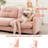 3 Modular L Shaped Pink Couch With , Chenille, Cushion, For Bedroom Area Ergonomic Design, Home-1097582385-1097582383