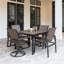 Berlin Gardens Vida Swivel Rocker Dining Chair-791728032