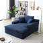 Méridienne surdimensionnée 64 po x 46 po Blue-1822109640