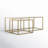 Kennedy Glass Top Nesting Coffee Table-2070212923