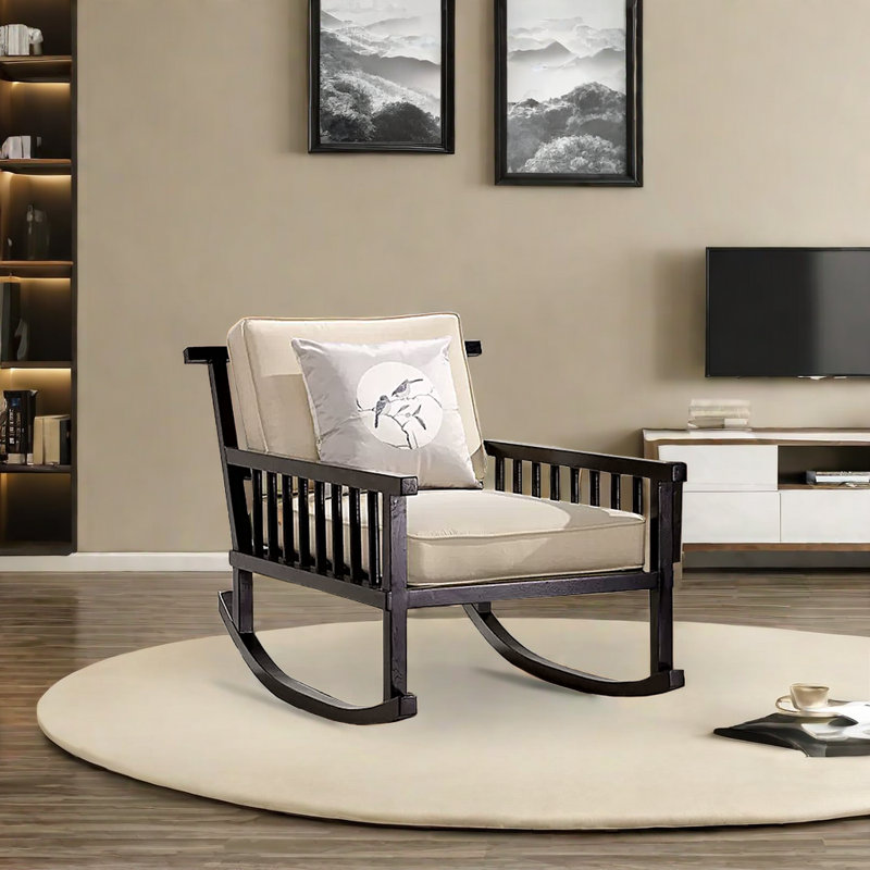 Hand-crafted Solid Wood Rocking Chair Rocking Chair