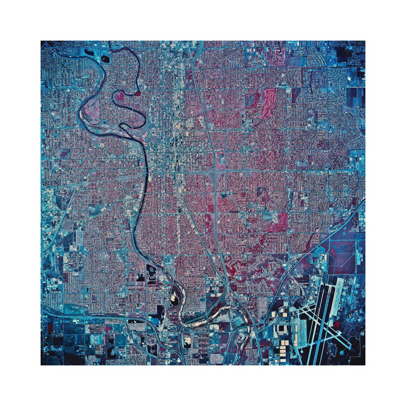 Wichita, Kansas by Stocktrek Images - Wrapped Canvas Print, 45.72 cm H x 45.72 cm W x 1.91 cm D