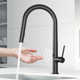 Greenwich 18" H 1-handle Pull-Down 2-Function Sprayer Touchless Kitchen Faucet