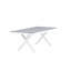 Jaleigh Rectangular Metal Outdoor Dining Table - 100 cm W 150 cm D-464591092-464591095