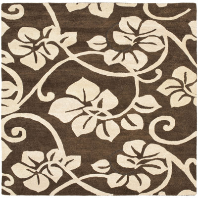 Candelo Hand Tufted Wool & Viscose Pile Floral Rug