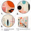 Rose et bleu Mid Century Whimsical Wonders IV - impression-1192030091-1192030090