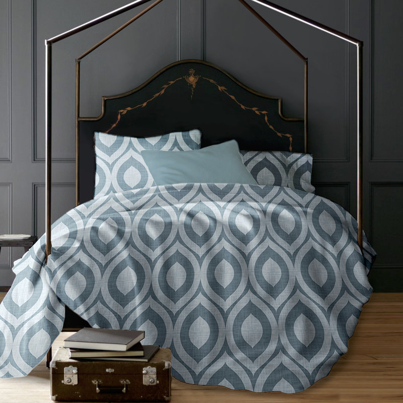 Ensemble de housse de couette réversible, Housse de couette très grand + 2 taies décoratives