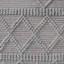 Blanc contemporain tissé à la main et bouclé à plat Kilim | Tapis intérieur rose en laine et coton