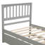 Lit plateforme simple avec lit gigogne-124917951