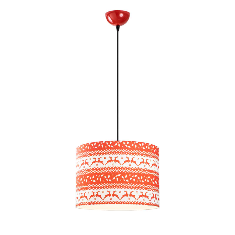 Luminaire suspendu tambour 1 lumière Elberton