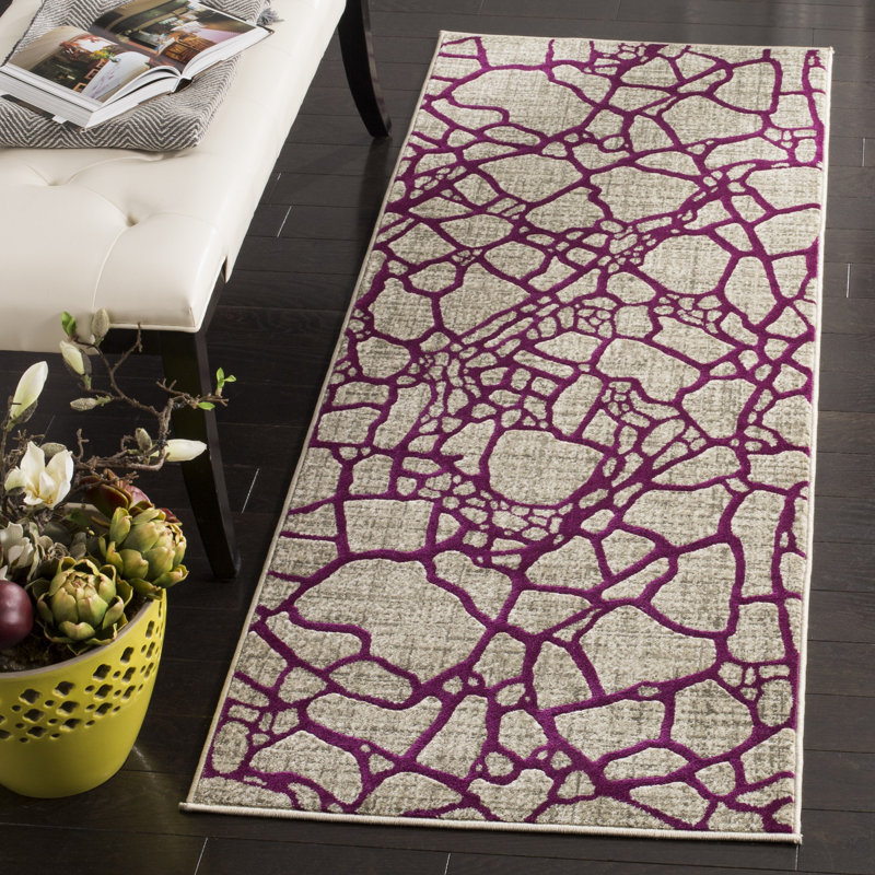 Tapis géométrique Sevastopol Porcello, Tapis de couloir 2 pi 4 po x 6 pi 7 po