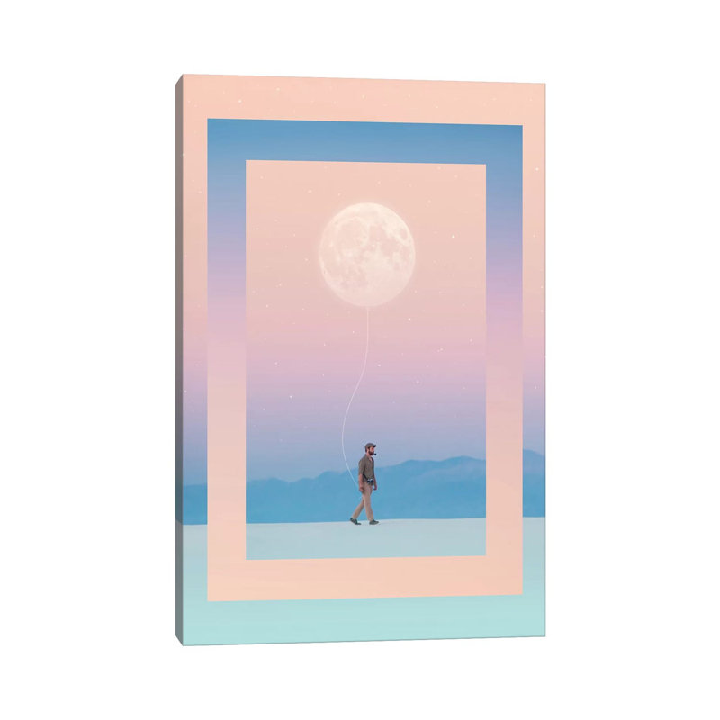Moon Walker by Enkel Dika - Gallery-Wrapped Canvas Giclée on Canvas, 66.04 cm H x 45.72 cm W, Wrapped Canvas