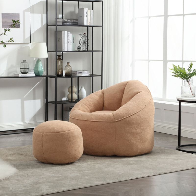 Fauteuil à billes Bedding, Tanné