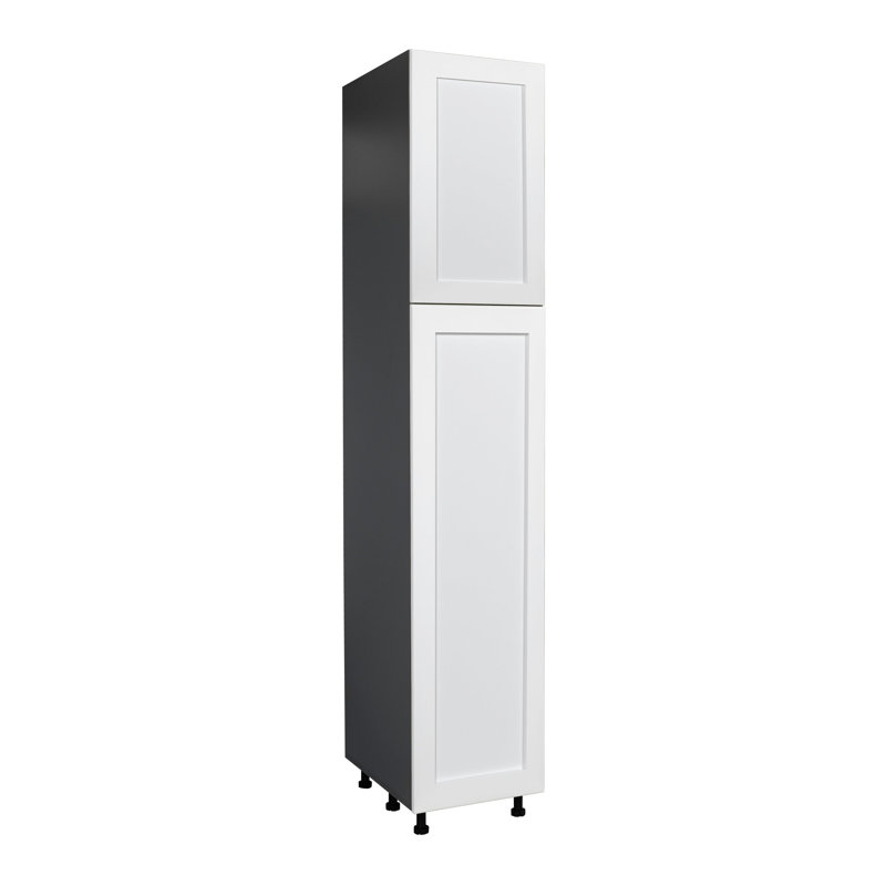 Armoire ouverte WALLKITCHENS en panneaux de particules, 45,7 cm (L) x 61 cm (P) x 213,4 cm (H), avec portes, finition mate.