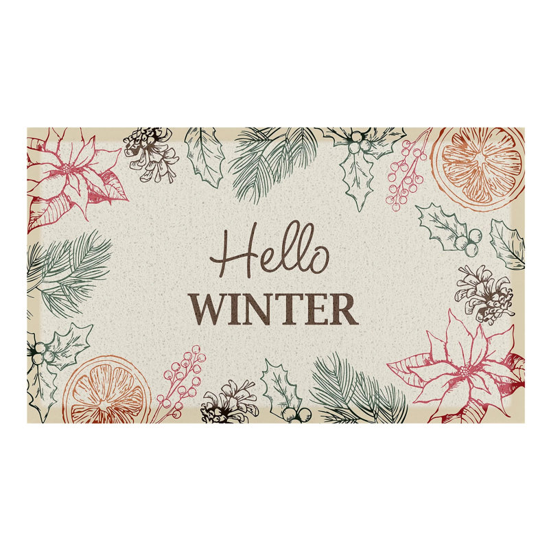 Non-Slip Doormat, 16" x 28"