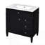 Meuble-lavabo de 30 po avec lavabo supérieur-665395097