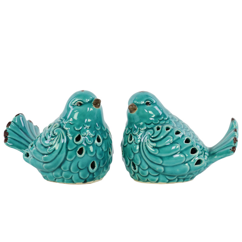 Mckenzie Animals Figurines & Sculptures, Turquoise