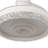 42Inch Round Semi Flush Mount Ceiling Fan With Light Crystal Chandelier With Fan