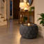 Fontaine Zen Lotus avec éclairage DEL pour méditation extérieure