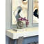 Orchid and Vine Arrangement in Glass Vase-44807556