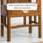 Vintage Solid Wood Storage Bookcase