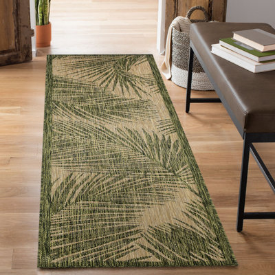Adal Floral Machine Woven Indoor/Outdoor Area Rug