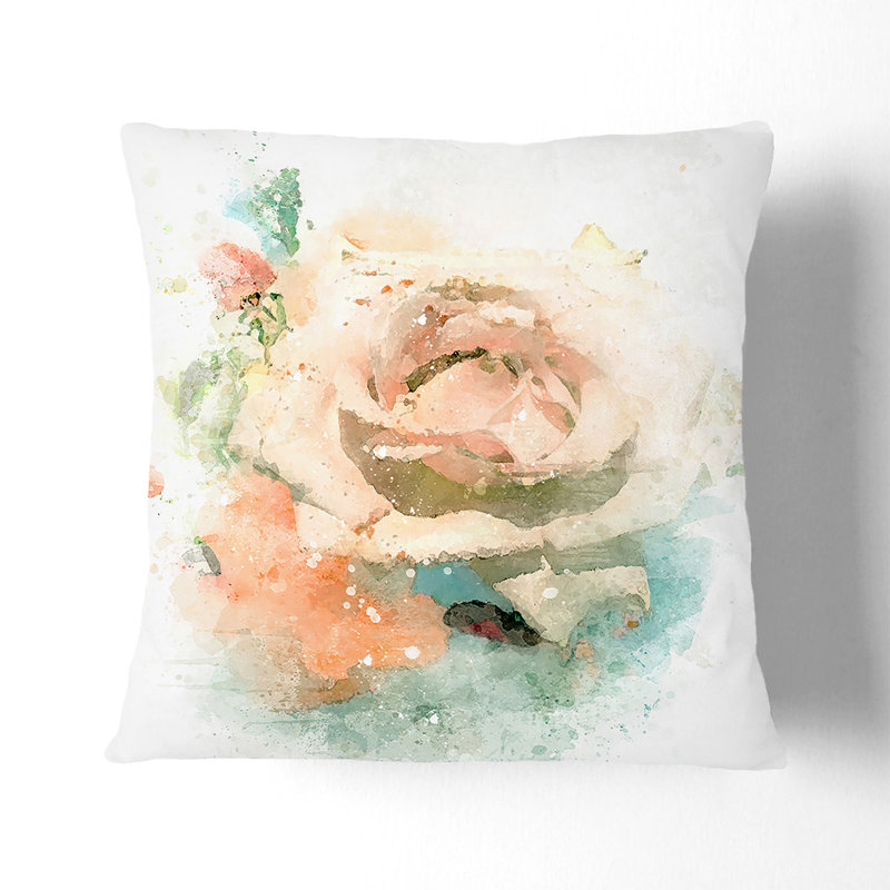 Square Throw Cushion, 40cm H x 40cm W x 15cm D