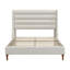 Grand lit plateforme tapissier avec tête de lit Wave-985550250