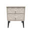 Fully Assembled Gitschier 2 DrawerÂ Bedside Table-976070692-976070691