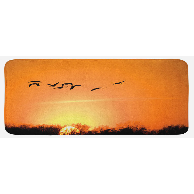 Tapis de cuisine oiseaux